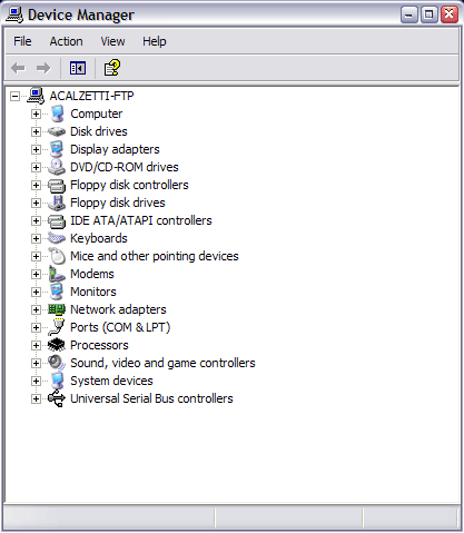 В окне «Device Manager» нажмите на «+», чтобы развернуть дерево устройств