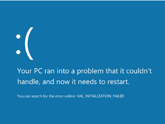 «Синий экран смерти» в Windows 8